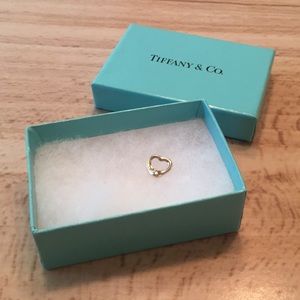 Small Tiffany Elsa Peretti 18K Rose Gold Heart
